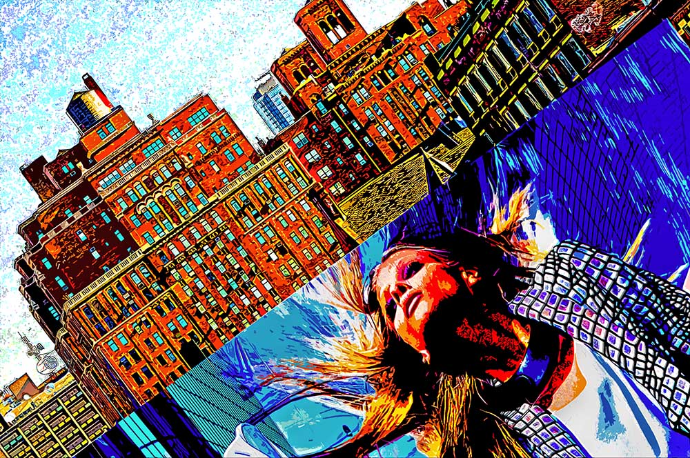 Walking in the street